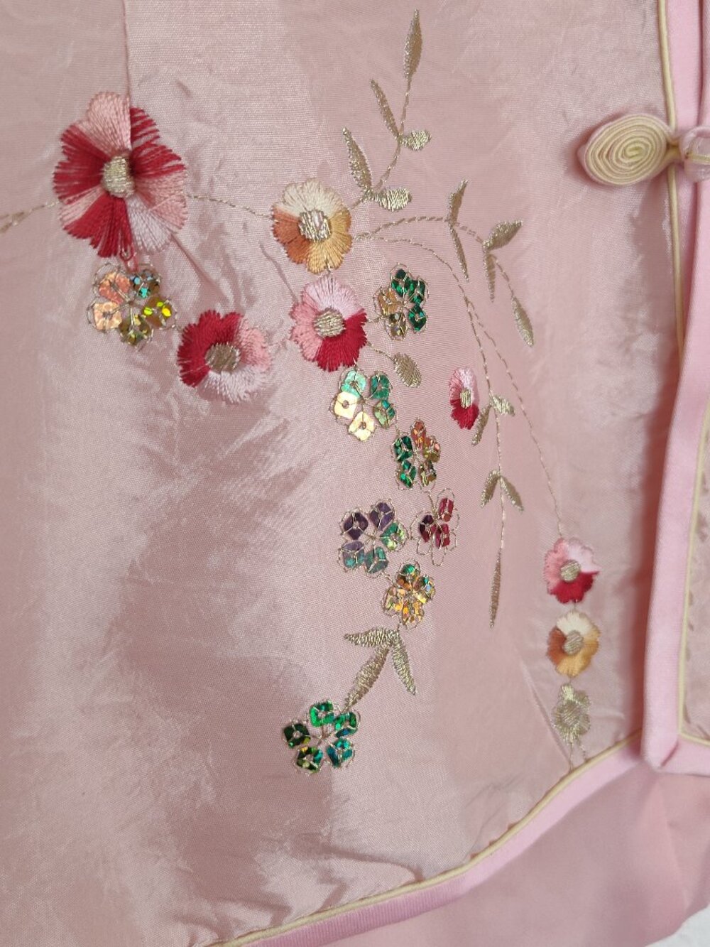 New Life, Asian Chinese Changshan Top, L - image 3